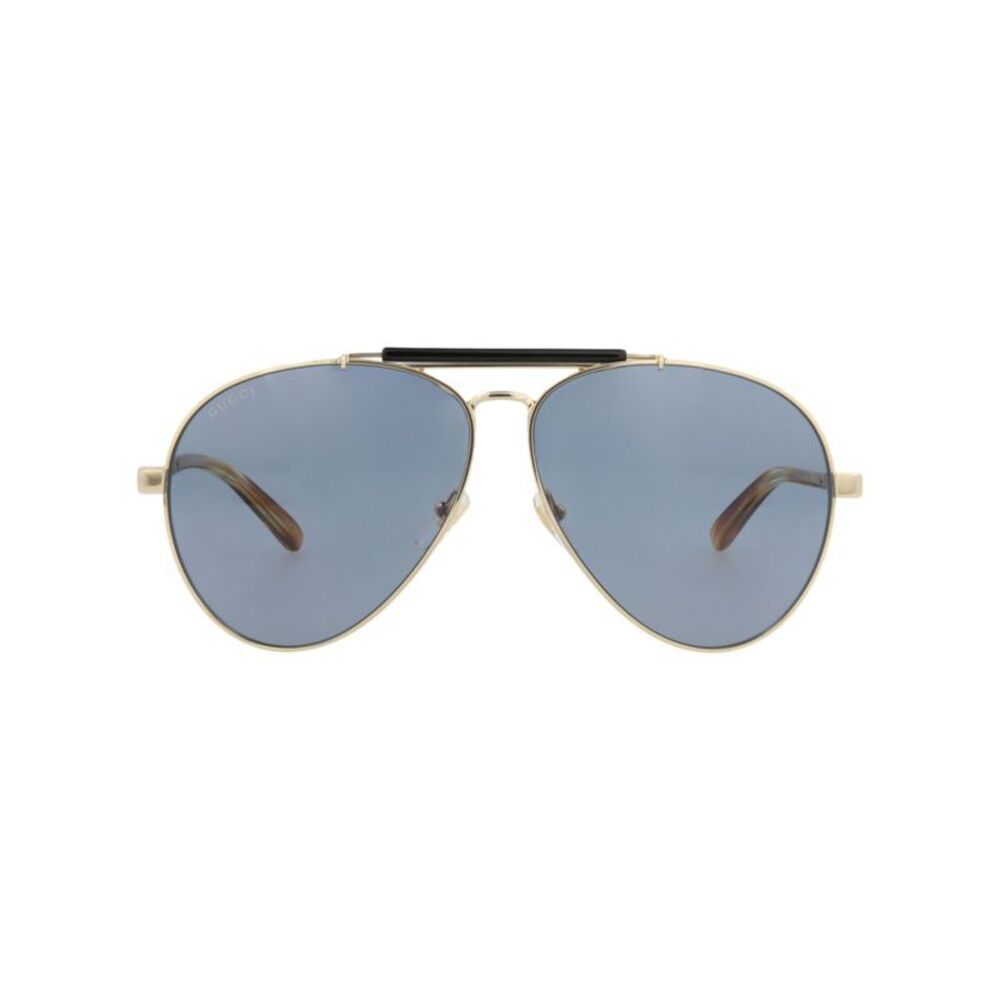 Gucci Aviator-Frame Metal Sunglasses Multi Mens